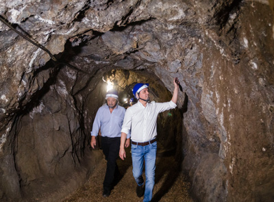 Noticia de Almera 24h: La Geoda de Pulp incorpora un ascensor y una nueva galera minera con vestigios de 1912 