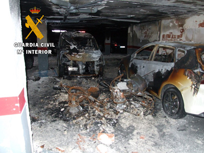 Noticia de Almería 24h: Detenido por incendiar el garaje de un edificio por desavenencias con uno de los vecinos