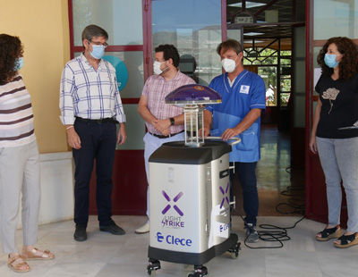 Noticia de Almería 24h: Adra utiliza última tecnología para prevenir los contagios en la Residencia de Mayores