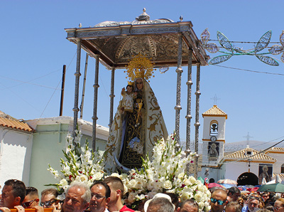Noticia de Almería 24h: La Virgen del Carmen de Río Chico estará expuesta para los peregrinos del martes al jueves