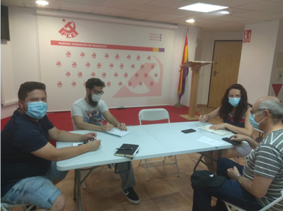 Noticia de Almera 24h: El Partido Comunista se rene con CCOO-Sanidad en Almera para encontrar puntos en comn en su defensa de lo pblico