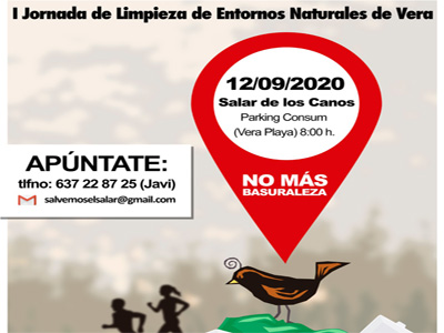 Noticia de Almería 24h: Primera Jornada de Limpieza de Entornos Naturales de Vera