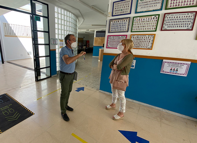 El Ayuntamiento de Berja prepara los colegios para la vuelta a clase 