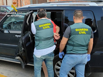 Detenido un peligroso delincuente vecino de Olula del Río, reclamado por varios juzgados