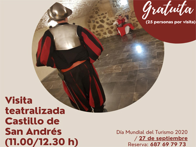 Carboneras celebra el Día Mundial del Turismo con dos visitas teatralizadas al Castillo de San Andrés 