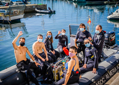 Noticia de Almera 24h: La XIV edicin de Limpieza de Fondos Marinos. Por un mar libre de plsticos saca 273 kilos de basura del mar