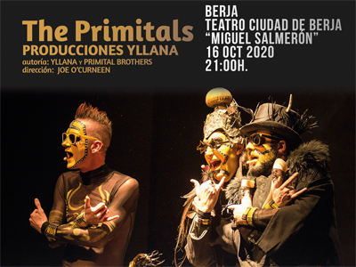 El Teatro de Berja acogerá la comedia de Yllana The Primitals el viernes 16 de octubre