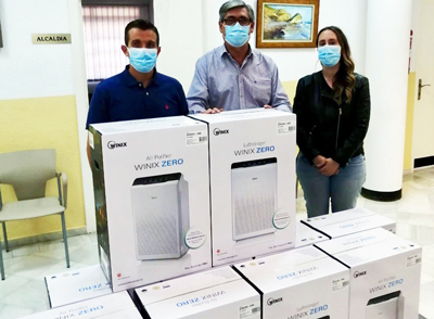 Noticia de Almería 24h: El Ayuntamiento de Pechina adquiere máquinas de ventilación para todas las aulas escolares 