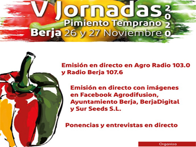 Noticia de Almera 24h: Berja organiza las Jornadas del Pimiento Temprano en formato digital