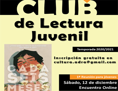 Noticia de Almería 24h: Adra prepara el inicio del Club de Lectura Juvenil para comienzos de diciembre