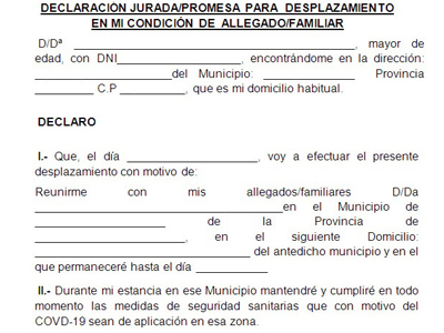 Por qu no hacen una Declaracin Jurada los Allegados?