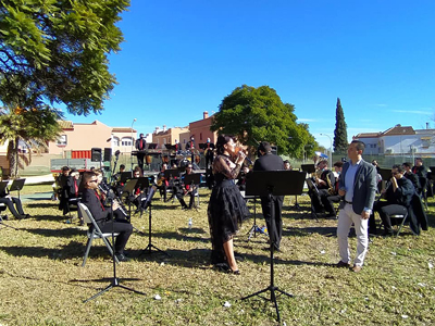 La Asociacin Sinfnica de Hurcal de Almera llena la Piscina Municipal para el Concierto de Navidad 2020