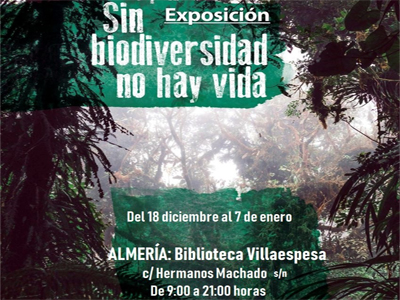 Llega a la Biblioteca Villaespesa de Almería la exposición sobre la Biodiversidad de Ecologistas en Acción