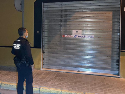 La Polica Local interpone cerca de 1.000 denuncias por incumplimiento de las restricciones y medidas sanitarias de prevencin del COVID-19 a lo largo de 2020