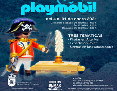 El Aula del Mar acoge durante el mes de enero una singular exposición de escenas marinas de Playmóbil 