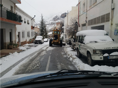 Estado de las carreteras en la provincia de Almera a viernes ocho de Enero
