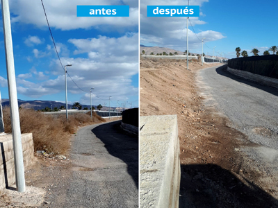 Noticia de Almería 24h: El Ayuntamiento de Roquetas de Mar continúa con las labores de limpieza en los caminos rurales 