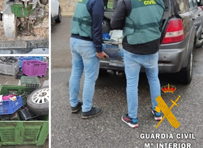 Noticia de Almería 24h: La Guardia Civil detiene al autor de un robo con fuerza de material agrícola 