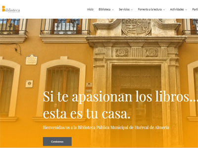 Noticia de Almera 24h: La Biblioteca de Hurcal de Almera estrena pgina web para una mayor comunicacin e interactividad