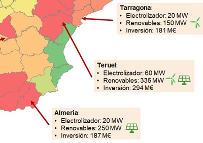 Endesa contempla el desarrollo en Almera de un proyecto de Hidrgeno Verde con una inversin de 187 millones de euros