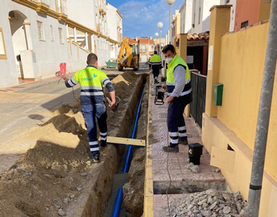 CODEUR renueva por completo la red abastecimiento de la calle Pintor Rafael Zabaleta 