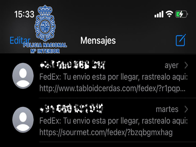 Noticia de Almería 24h: Advierten de una nueva estafa a través de SMS sobre un falso paquete pendiente de recogida