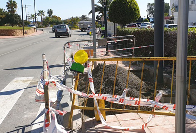 El Ayuntamiento de Mojcar mejora la accesibilidad y seguridad vial de su frente costero