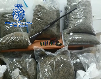 Noticia de Almería 24h: La Policía Nacional aprehende 105 kilos de marihuana en el interior de una vivienda de El Ejido