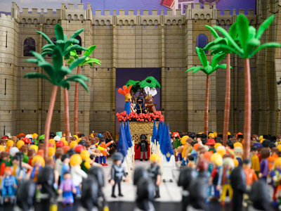 Noticia de Almera 24h: Una exposicin con ms de 1.500 figuras de playmobil recrea la Semana Santa de Almera