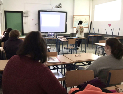 Noticia de Almera 24h: El alumnado del IES Virgen del Mar de Adra recibe una charla de prevencin de la violencia sexual y la trata