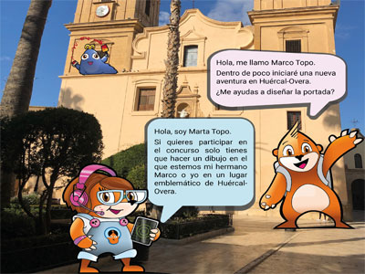 El Ayuntamiento de Huércal-Overa busca imagen para el nuevo juego de turismo familiar denominado Marco Topo