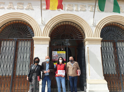 El Ayuntamiento de Hurcal-Overa y Cruz Roja Almera estrechan la colaboracin con presencia en el municipio