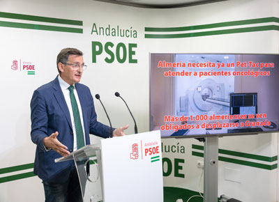 Noticia de Almera 24h: El PSOE exige al Gobierno andaluz que instale urgentemente en Torrecrdenas el PET TAC que necesita Oncologa