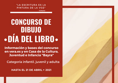 Noticia de Almera 24h: Vera pone en marcha un concurso de dibujo para conmemorar  el Da del Libro