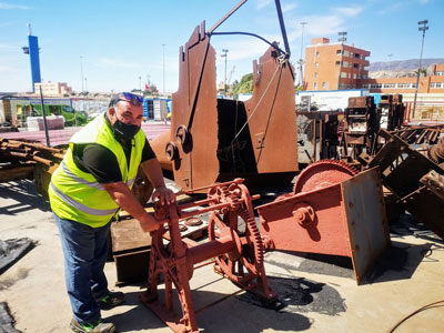 El Puerto de Almera restaurar varios utensilios del Cable Ingls para el futuro centro de interpretacin 