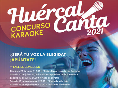 Hurcal de Almera buscar la mejor voz del municipio en el concurso de karaoke ‘Hurcal Canta’