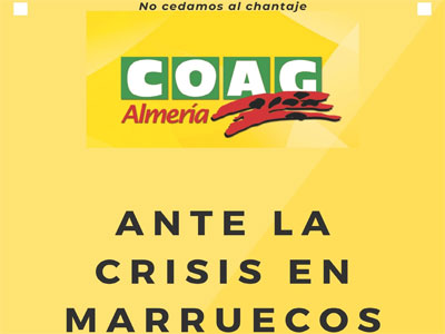 Noticia de Almera 24h: COAG Andaluca exige la inmediata paralizacin de los acuerdos comerciales con Marruecos