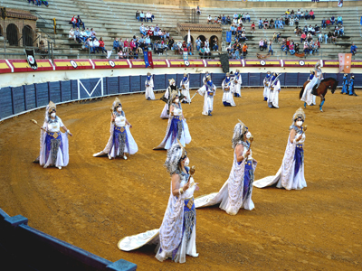 Noticia de Almera 24h: Vera celebra el primer desfile de Moros y Cristianos tras la pandemia en su Plaza de Toros