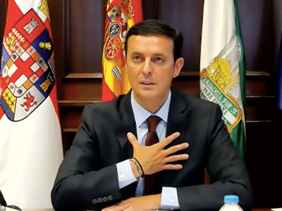 Noticia de Almería 24h: El presidente de Diputación defiende el honor de la institución en el “Caso Mascarillas” y tacha de impoluto el expediente