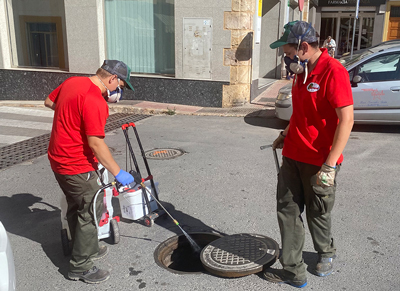 El Ayuntamiento de Berja intensifica las labores de control de plagas con la llegada del verano