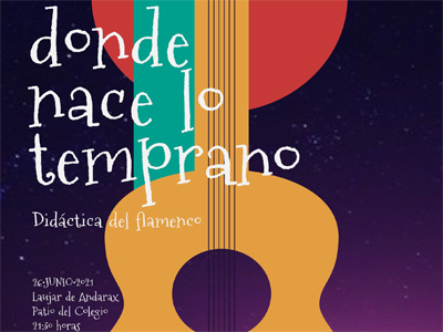 Diputación lleva el recital ‘Donde nace lo temprano’ con Jóvenes Flamencos de Almería a Laujar 