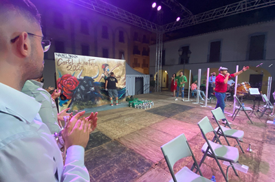 Noticia de Almería 24h: La Banda de Berja une música y pintura en su gran concierto de verano