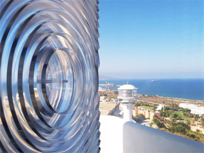 Noticia de Almera 24h: El Faro de Mojcar realiza con xito las pruebas de alcance de iluminacin
