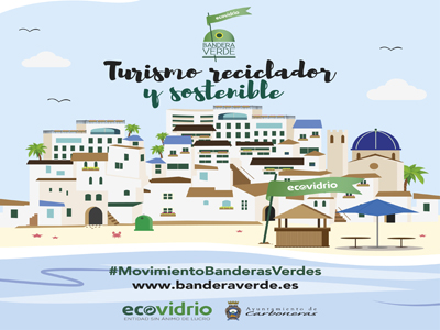 Noticia de Almería 24h: Carboneras compite este verano por conseguir la Bandera Verde de Ecovidrio