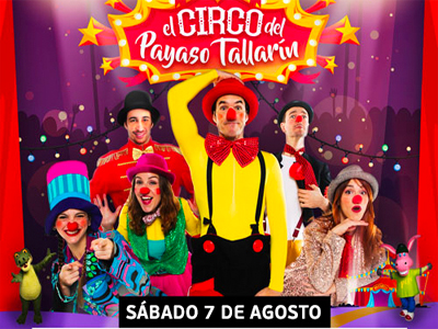 El Cantajuego llega este sábado a la Plaza de Toros de Berja con su ‘Payaso Tallarín’