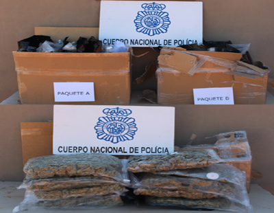 Noticia de Almería 24h: La Policía Nacional impide en Almería el envío de 14 kilos de marihuana con destino a Holanda, a través de mensajería urgente
