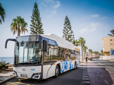 Alsa realizar en Roquetas de Mar una prueba piloto con un autobs elctrico en una lnea urbana