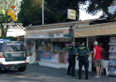 Noticia de Almería 24h: La Guardia Civil frustra el robo en un quiosco de Olula del Río