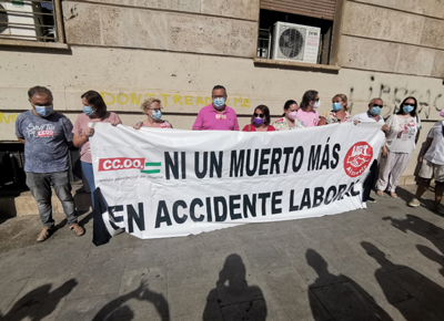 UGT Y CCOO exigen medidas urgentes para acabar con la siniestralidad laboral