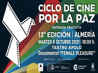 Proyección de ‘Placer femenino’ y coloquio posterior enmarcados en el Ciclo de Cine por la Paz en Almería